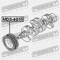 FORGATTYÚSTENGELY CSIGAKERÉK MITSUBISHI LANCER,LANCER CEDIA CS,CT 2000.03-2009.08 JPN MD356151