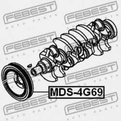 FORGATTYÚSTENGELY CSIGAKERÉK MITSUBISHI LANCER,LANCER CEDIA CS,CT 2000.03-2009.08 JPN MN137104