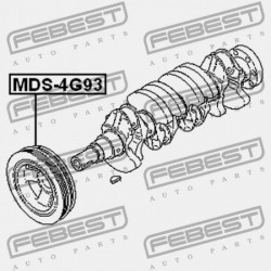 FORGATTYÚSTENGELY CSIGAKERÉK MITSUBISHI LANCER,LANCER CEDIA CS,CT 2000.03-2009.08 JPN MD315454