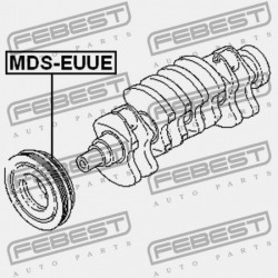 FORGATTYÚSTENGELY CSIGAKERÉK MITSUBISHI GALANT SALOON EA2-6A 1996.10-2003.05 EUR MD376058