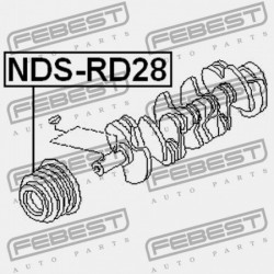 FORGATTYÚS TENGELYSZÍJTÁRCSA NISSAN PATROL(GR) Y61 1997.10-2010.03 EL 12303-0Y800