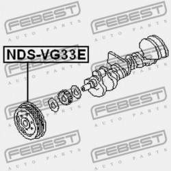 FORGATTYÚSTENGELY CSIGAKERÉK NISSAN TERRANO R50 1995.09-2002.08 JP 12303-0W001