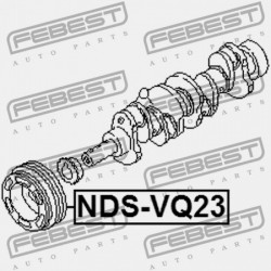 NISSAN TEANA J31 FORGATTYÚS TENGELYSZÍJTÁRCSA 2006.04-2008.02 EL 12303-8J101
