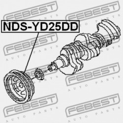 NISSAN PATHFINDER R51M FORGATTYÚSTENGELY CSIGA 2005.01-2014.11 EL 12303-EB70B