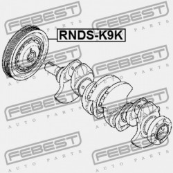 RENAULT LOGAN 2005-2013 FORGATTYÚS TENGELY SZÍJTÁRCSA 8200477938
