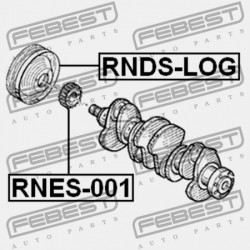 RENAULT LOGAN 2005-2013 FORGATTYÚS TENGELY SZÍJTÁRCSA 7700273916