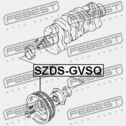 SUZUKI GRAND VITARA/ESCUDO SQ416/SQ420/SQ625 FORGATTYÚSTENGELY CSIGA 1998-2006 12610-61G00