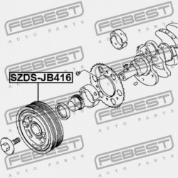 SUZUKI GRAND VITARA/ESCUDO JB416/JB420/JB627 FORGATTYÚSTENGELY CSIGA 2006-2014 12610-64J00