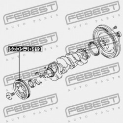 SUZUKI GRAND VITARA/ESCUDO JB416/JB420/JB627 FORGATTYÚSTENGELY CSIGA 2006-2014 12610-62G12
