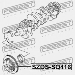 SUZUKI GRAND VITARA/ESCUDO SQ416/SQ420/SQ625 FORGATTYÚSTENGELY CSIGA 1998-2006 12610-77E12