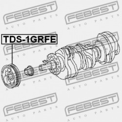 FORGATTYÚS TENGELY SZÍJTÁRCSA TOYOTA LAND CRUISER PRADO GDJ150,GRJ150,KDJ150,LJ150,TRJ15 2 13470-31014