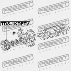 FORGATTYÚSTENGELY CSIGAKERÉK TOYOTA LAND CRUISER PRADO GRJ12,KDJ12,RZJ12,TRJ12,VZJ12 2002 13408-30011
