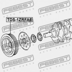 FORGATTYÚS TENGELY SZÍJTÁRCSA TOYOTA RAV4 ALA49,ASA4,AVA4,ZSA4 2012.12- GR 13470-37041