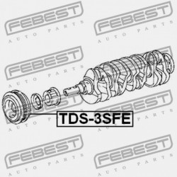 FORGATTYÚS TENGELYSZÍJTÁRCSA TOYOTA CRESTA GX90,JZX9,LX90,SX90 1992.10-1996.09 JP 13408-74010