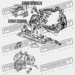 HÁTSÓ MOTORPÁRNA CHRYSLER SEBRING (JR) 2001-2006 04593337AB