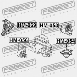 JOBB OLDALI MOTORPÁRNA (HIDRAULIKUS) HONDA CIVIC ES1 2001-2005 EU 50805-S5A-992