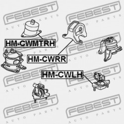 HÁTSÓ MOTORPÁRNA HONDA ACCORD 4D CU1 2009-2014 JP 50810-TA2-H01