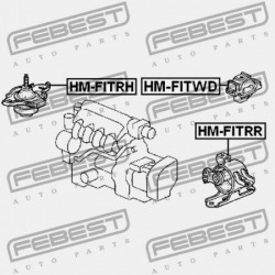 HÁTSÓ MOTORPÁRNA HONDA FIT ALMAS GD1 2002-2008 JP 50810-SCD-003