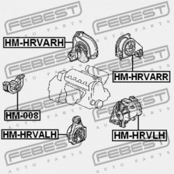 JOBB OLDALI MOTORPÁRNA HONDA HR-V GH4 2000-2005 EU 50805-S2H-992