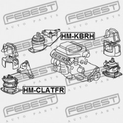 JOBB OLDALI MOTORPÁRNA (HIDRAULIKUS) HONDA LEGEND 4D KB1 2007-2008 JP 50820-SJA-E01
