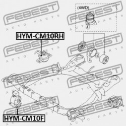 ELSŐ MOTORPÁRNA HYUNDAI SANTA FE 10 (2010-) GENERÁCIÓ 21910-2B200