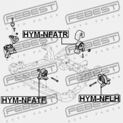 BAL OLDALI MOTORPÁRNA (HIDRAULIKUS) VISSZAVÉVE 21830-3K000