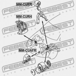 HÁTSÓ MOTORPÁRNA MITSUBISHI AIRTREK CU 2001.03-2005.09 JPN MN100159