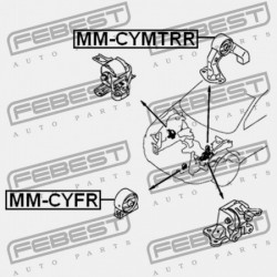 HÁTSÓ MOTORPÁRNA MITSUBISHI LANCER CY,CZ 2007.03-2013.02 EUR MN101387