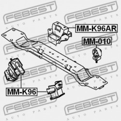HÁTSÓ MOTORPÁRNA MITSUBISHI PAJERO/MONTERO SPORT CHALLENGER K8W/K9W 1996-2009 MR448559