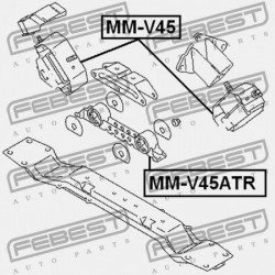 HÁTSÓ MOTORPÁRNA MITSUBISHI PAJERO V20-50 1990.10-1999.11 JPN MR210032