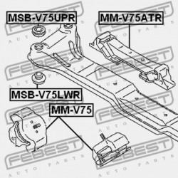 ELSŐ MOTORPÁRNA (HIDRAULIKUS) MITSUBISHI PAJERO/MONTEROLONG V90 2006.08- G.EXP MR510056