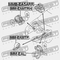 HÁTSÓ MOTORPÁRNA PERSELY MITSUBISHI GALANT SALOON EA2-6A 1996.10-2003.05 EUR MR491384