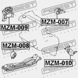 ELÜLSŐ MOTORPÁRNA MAZDA 323F BA 1994-1996 EU BC1D-39-050A