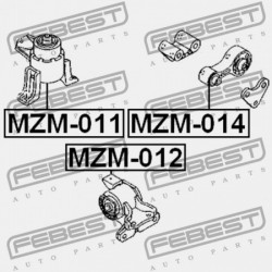 HÁTSÓ MOTORPÁRNA MAZDA 6 WAGON GY 2002-2005 EU GJ6A-39-040A