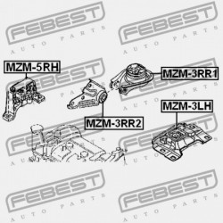 JOBB OLDALI MOTORPÁRNA (HIDRAULIKUS) MAZDA 3 BK 2003-2006 EU BBM4-39-060B