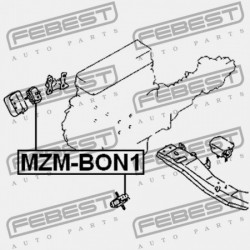 ELÜLSŐ MOTORPÁRNA MAZDA B2200 UN 1999-2002 EU UB39-39-040A