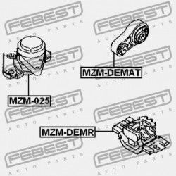 BAL OLDALI MOTORPÁRNA MAZDA DEMIO DY 2002-2005 JP D350-39-070C