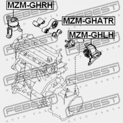 BAL OLDALI MOTORPÁRNA (HIDRAULIKUS) MAZDA ATENZA SEDAN & SPORT GH 2007-2009 JP GS1G-39-070C