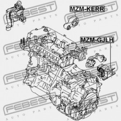 BAL OLDALI MOTORPÁRNA MAZDA CX-5 KE 2011-2012 EU GHR9-39-070