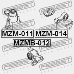 BAL OLDALI MOTORPÁRNA HÜVELY MAZDA 6 WAGON GY 2002-2005 EU GJ6G-39-070B