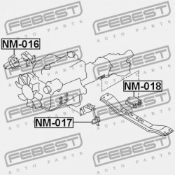 JOBB MOTORPÁRNA NISSAN NISSAN TEHERAUTÓ D22 1997.02-2012.03 GL 11210-43G00