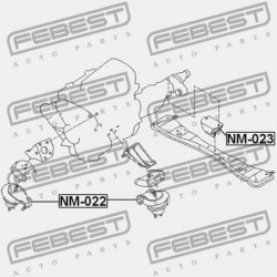 ELSŐ MOTORPÁRNA (HIDRAULIKUS) NISSAN TERRANO R50 1995.09-2002.08 JP 11210-2W200
