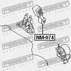 HÁTSÓ MOTORPÁRNA NISSAN SUNNY B14 1994.01-1999.08 JP 11350-76E10