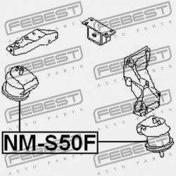 ELSŐ MOTORPÁRNA (HIDRAULIKUS) NISSAN FX45/35 S50 2003.03-2008.06 GL 11220-CG20A