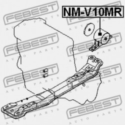 HÁTSÓ MOTORPÁRNA NISSAN ALMERA UK MÁRKA N16E 2000.02-2006.11 EL 11320-BN301