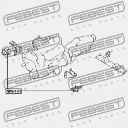 ELÜLSŐ MOTORPÁRNA NISSAN SAFARI Y61 1997.08- GL 11220-VB000