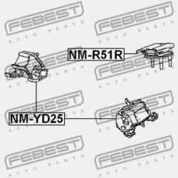 ELSŐ MOTORPÁRNA NISSAN PATHFINDER R51M 2005.01-2014.11 EL 11220-EB300