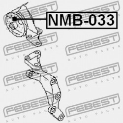JOBB OLDALI MOTORPÁRNA PERSELY NISSAN SUNNY B14 1994.01-1999.08 JP 11210-0M900