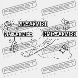HÁTSÓ MOTORPÁRNA PERSELY NISSAN MAXIMA CA33 2000.01-2006.01 EL 11320-40U01
