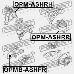 ELSŐ MOTORPÁRNA HÜVELY OPEL ASTRA H 2004-2010 5684137